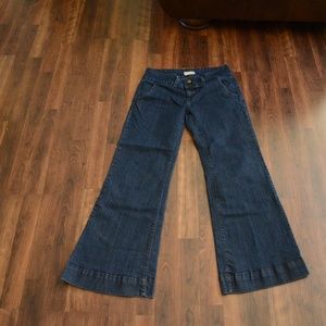 Pipers Closet SZ 7 Short Wide Leg Jeans